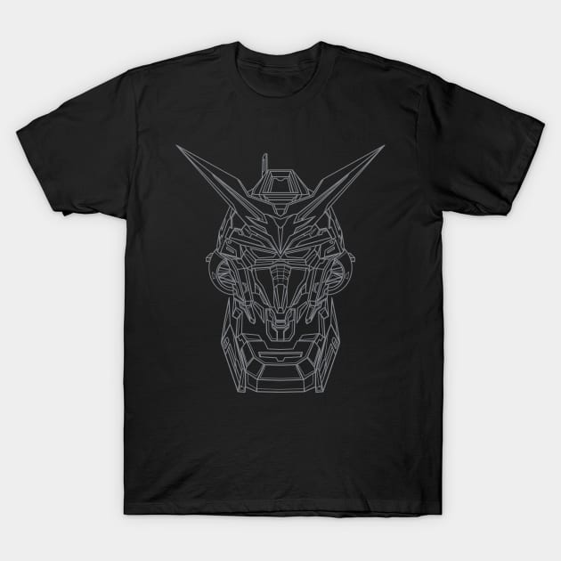 astray red frame line T-Shirt by garistipis